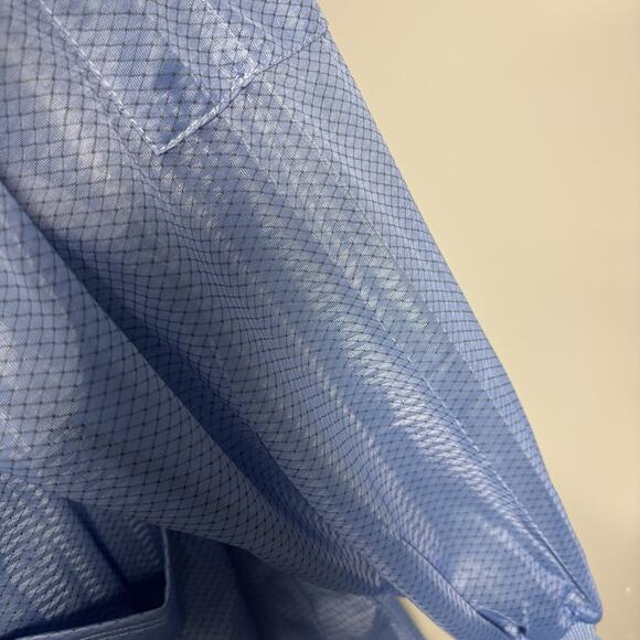 New! Desco Statshield Anti Static Smock Shirt Men’s Women’s Blue In Bag Large - Picture 3 of 7